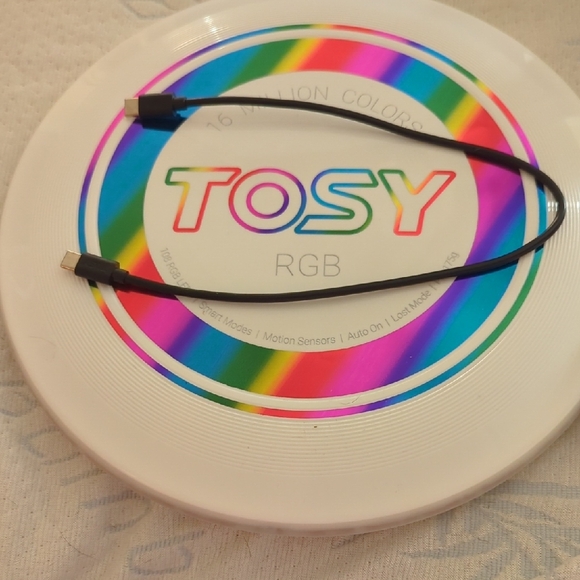 RGB LED Party Disc with Multicolor Lights, BRAND NEW, NEVER USED - Picture 2 of 2